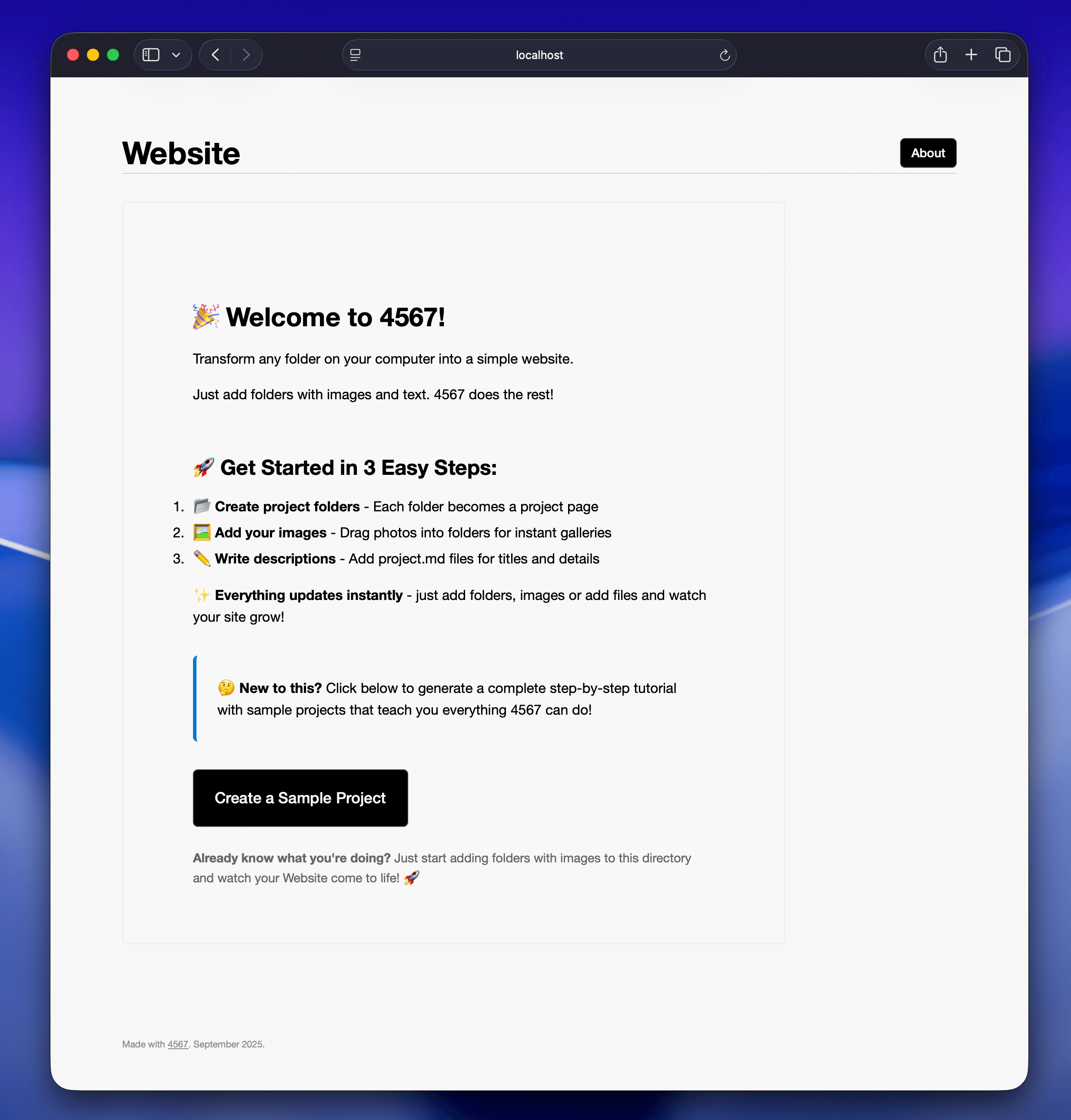 4567 macOS application
